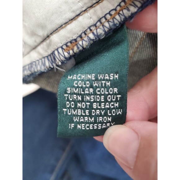 Lauren Jeans Co. 100% Cotton Lyn Boot Cut Wide-Leg Denim Jeans Size 16 NWT - Picture 7 of 8